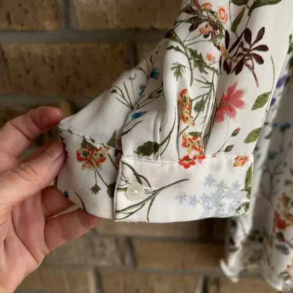 Violet + Claire Women's Floral Botanical Blouse – Size 1X - Picture 4 of 9